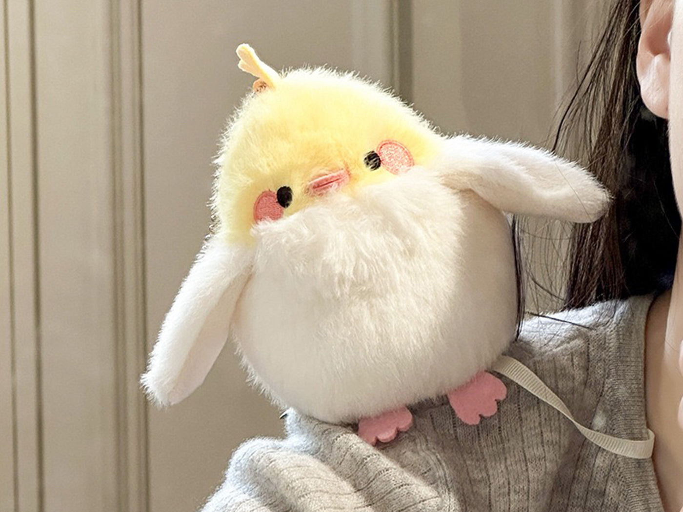 Stuffed Bird Plush Toy Shoulder Riding Magnet Toy Costume Accessories