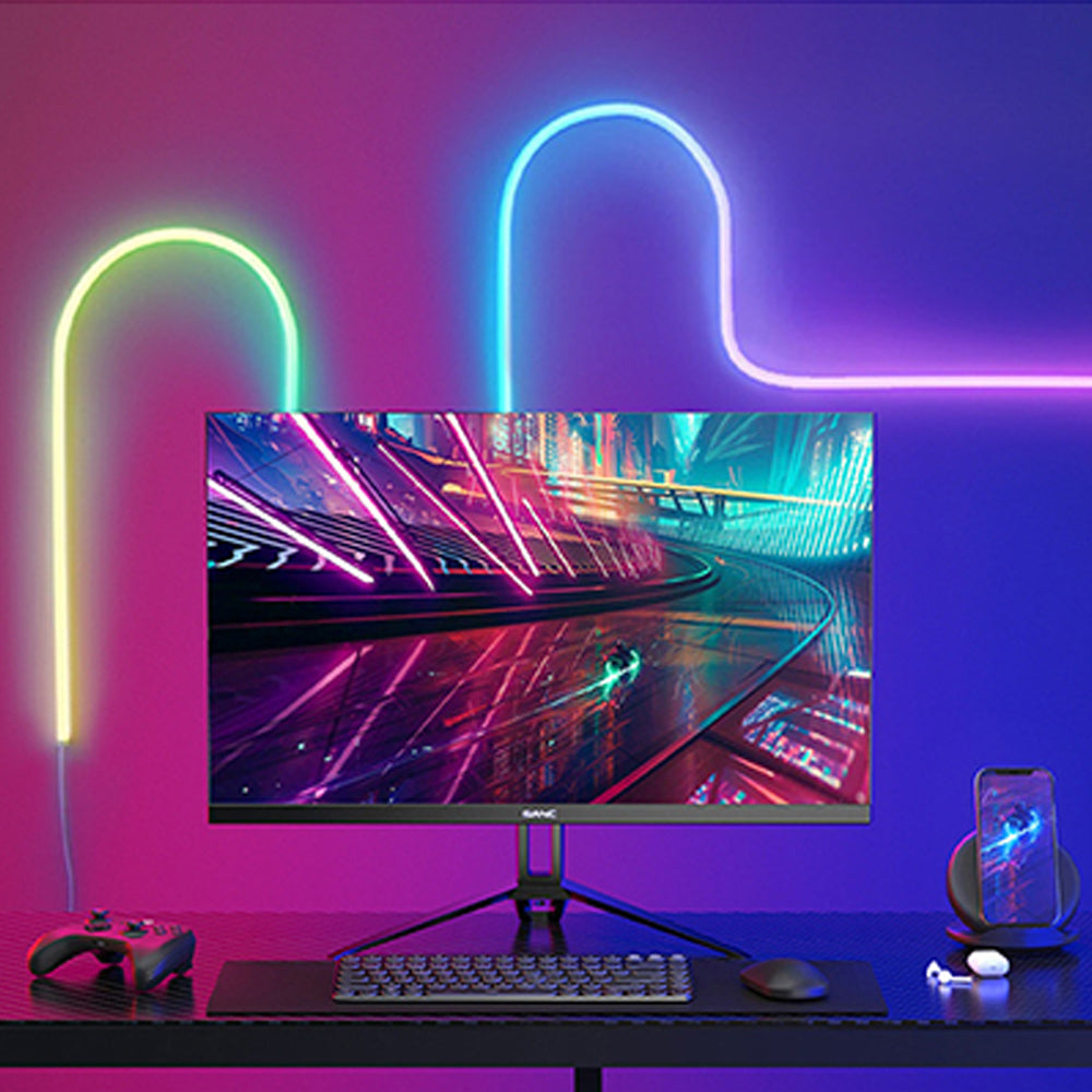 LED Neon Strip Light 4M Waterproof Flexible Rope RGB with Bluetooth Music Sync