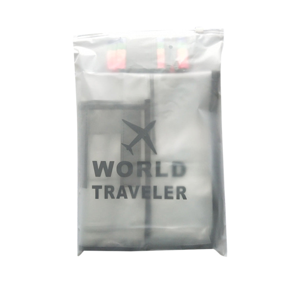 Transparent Water Resistance Luggage Cover Set with Strap for Travel Suitcase Protection