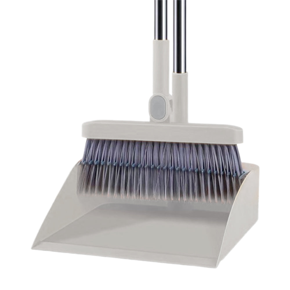 180 Degree Rotatable Broom with Foldable Standing Dustpan