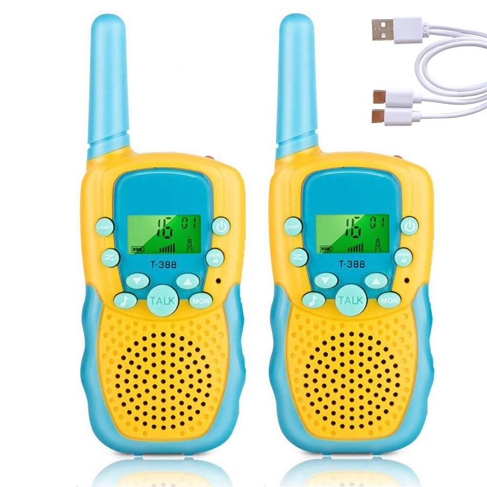 2Pcs Walkie Talkie Toy Walky Talky with 22 Channels