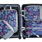 4Pcs Set Compression Packing Cubes for Travel Expandable Organizer Cubes