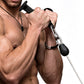 4 Piece Home Gym Cable Attachment Set with 2 Hooks and Tricep Rope