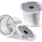 2 PCS Stainless Steel Coffee Filter Pods Compatible With Keurig 1.0 2.0 Reusable K Cups