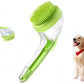 2 In 1 Dog Bath Brush With Built In Shampoo Dispenser Dog Shampoo Brush Bubble Maker