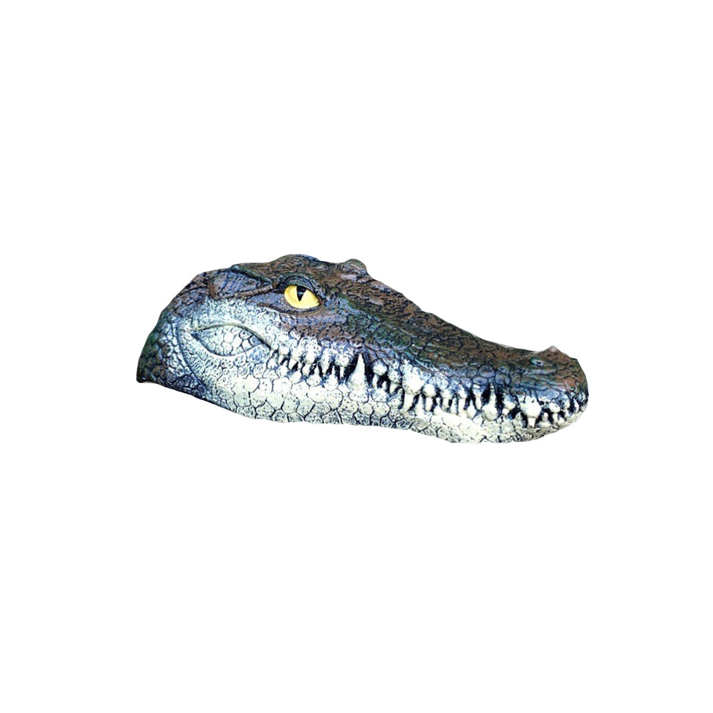 Realistic Floating Alligator Head Decoration for Pools and Ponds