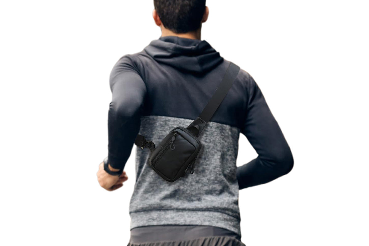 Mini Crossbody Sling Bag Travel Daypack Shoulder Bag for Running and Outdoor Use