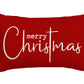Merry Christmas Throw Pillowcase Rectangle Lumbar Winter Holiday Cushion Cover