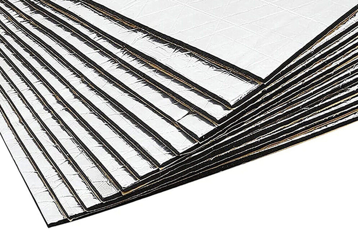 30pcs Car Sound Deadener Pads Heat Insulation & Noise Proofing Foam for Automotive Interior