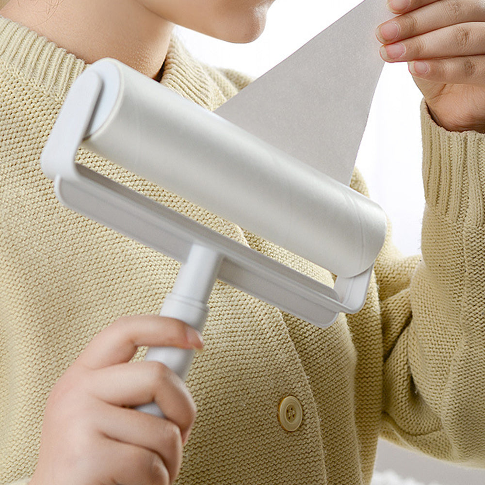 Sticky Lint Roller and 5 Refill Replacement for Sofa Car Floor Dust Cleaning