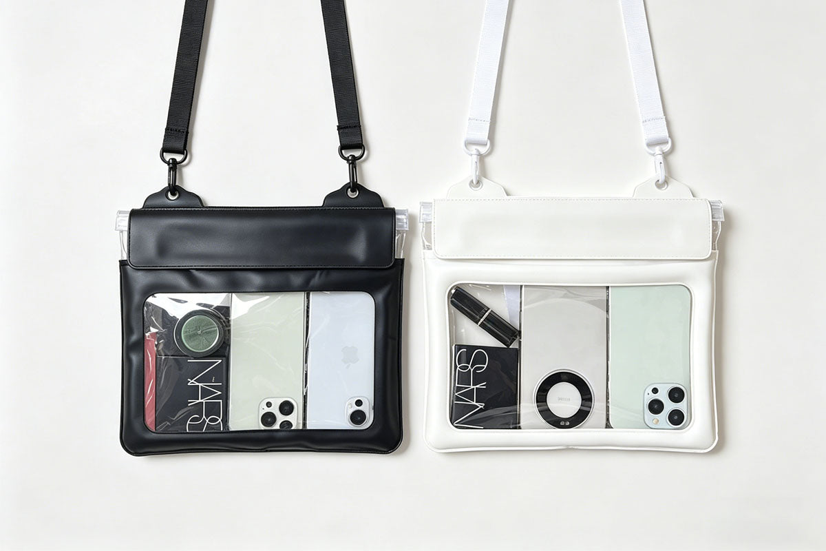 2pcs Large Waterproof Phone Pouch Triple Seal Lock Touch Screen
