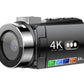 4K Video Camera Camcorder 64MP Vlogging Camera With 28X Digital Zoom for YouTube