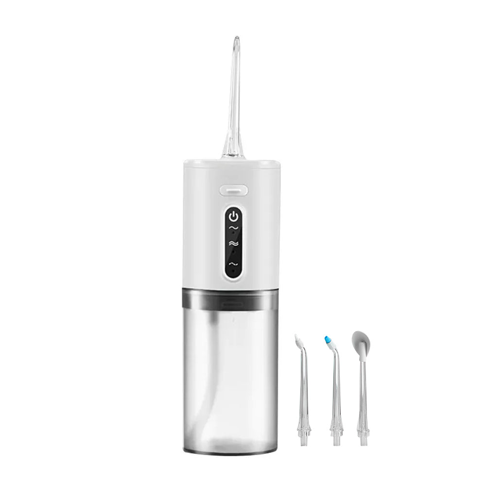 Electric Cordless Water Flosser Oral Irrigator with Five Nozzles