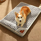 Large-Sized Dog Bed with Removable Washable Cover and Non-Slip Bottom
