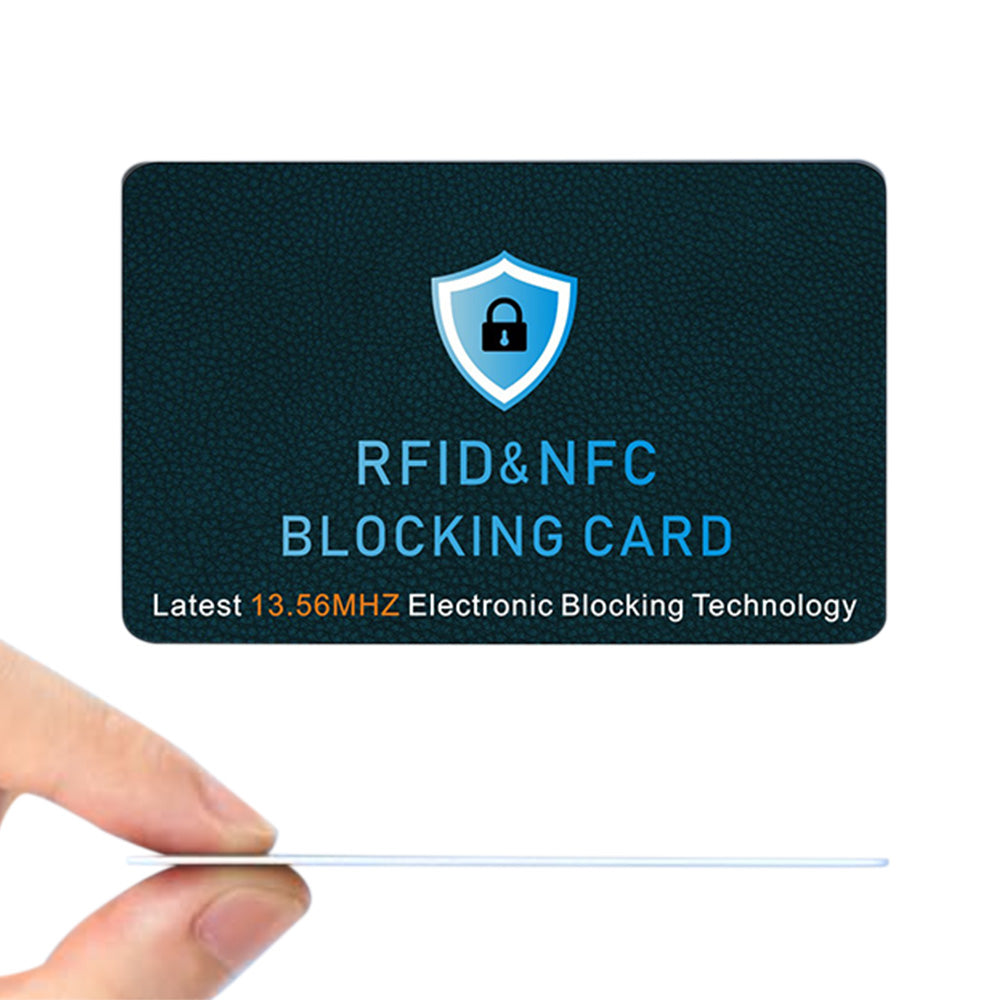 4 Pack RFID Blocking Card NFC Anti Theft Cards Protection Wallet Passport Protector
