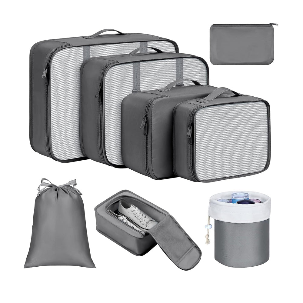 8Pcs Packing Cubes for Travel Lightweight Luggage Organizers
