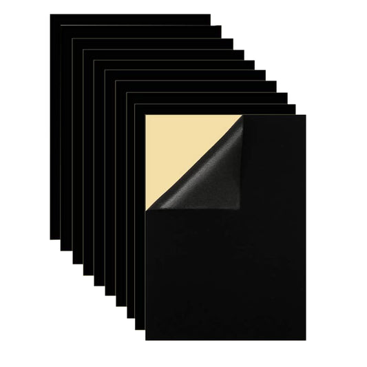 10Pcs Felt Fabric Self Adhesive Sheets Decorative DIY Felt Sticky Back Sheets