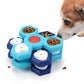 4-Layer Dog Puzzle Feeder Toy Slow Feeder Spinning Treat Dispenser with 12 Compartments