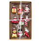 Glass Painted Christmas Ornaments Christmas Tree Hanging Decorations