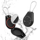 Lock Tracker Case with Steel Cable Hard Shell Protector for AirTag Keychain Luggage