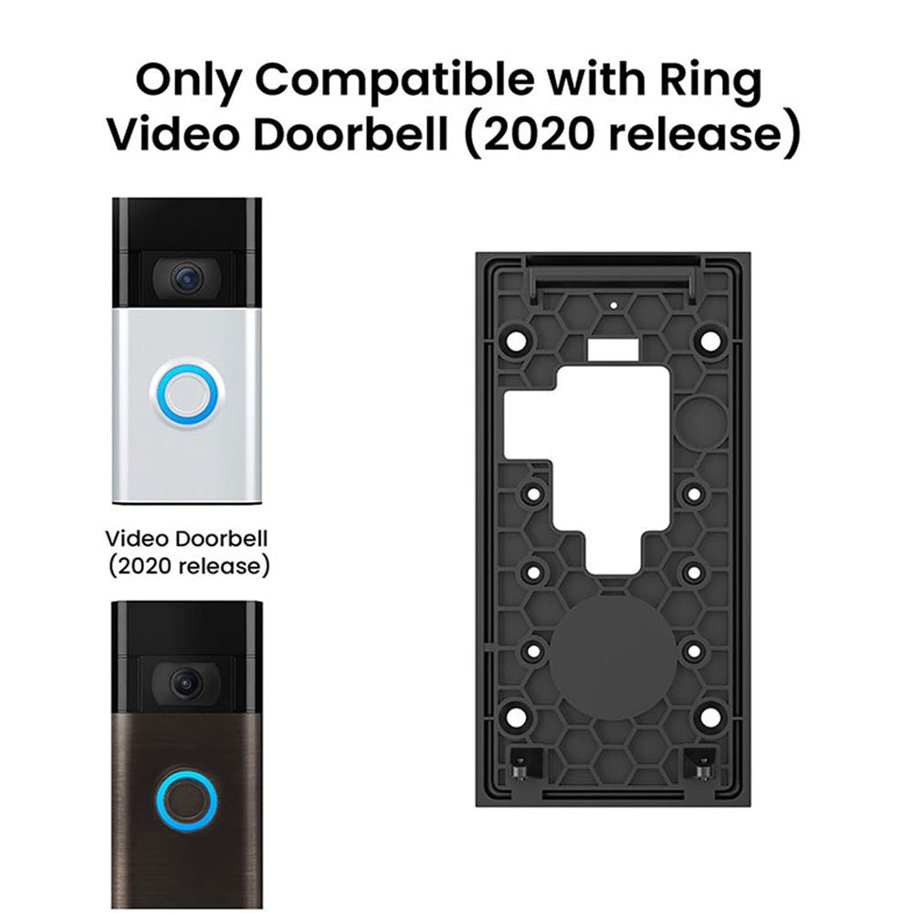 Portable No-Punch Self-Adhesive Doorbell Holder