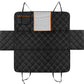 Water Resistant Dog Car Seat Cover Hammock Back Seat Protector with Mesh Window 2 Storage Pockets