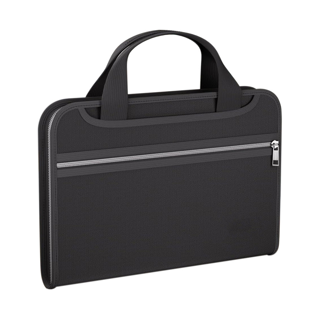 Accordion File Organizer with 13 Pocket Transparent Expanding Folder and Handle