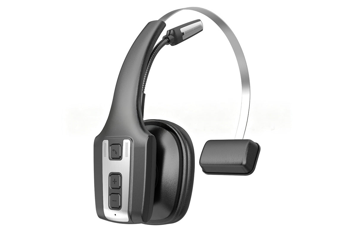 Bluetooth Headset Wireless Headphones with Mic for Trucker Driver Office