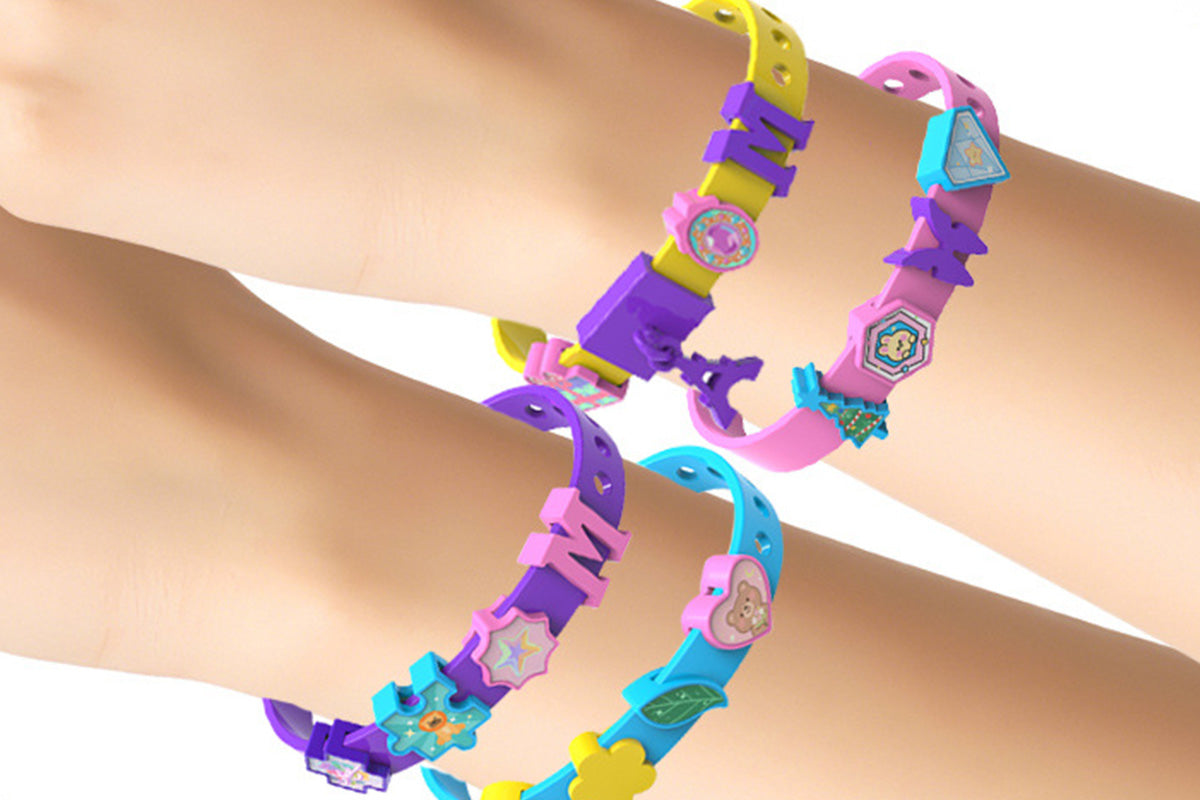 DIY Friendship Bracelet Making Kit With Stickers Wrist Band Craft Kit For Girls