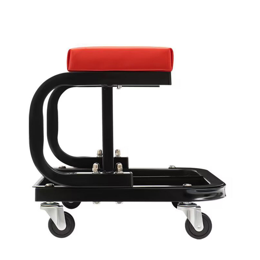 Mechanics Roller Seat with Divided Tool Tray for Home and Auto Repair Shop
