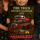 24-Days of 2D Flat Acrylic Fire Truck Christmas Advent Calendar