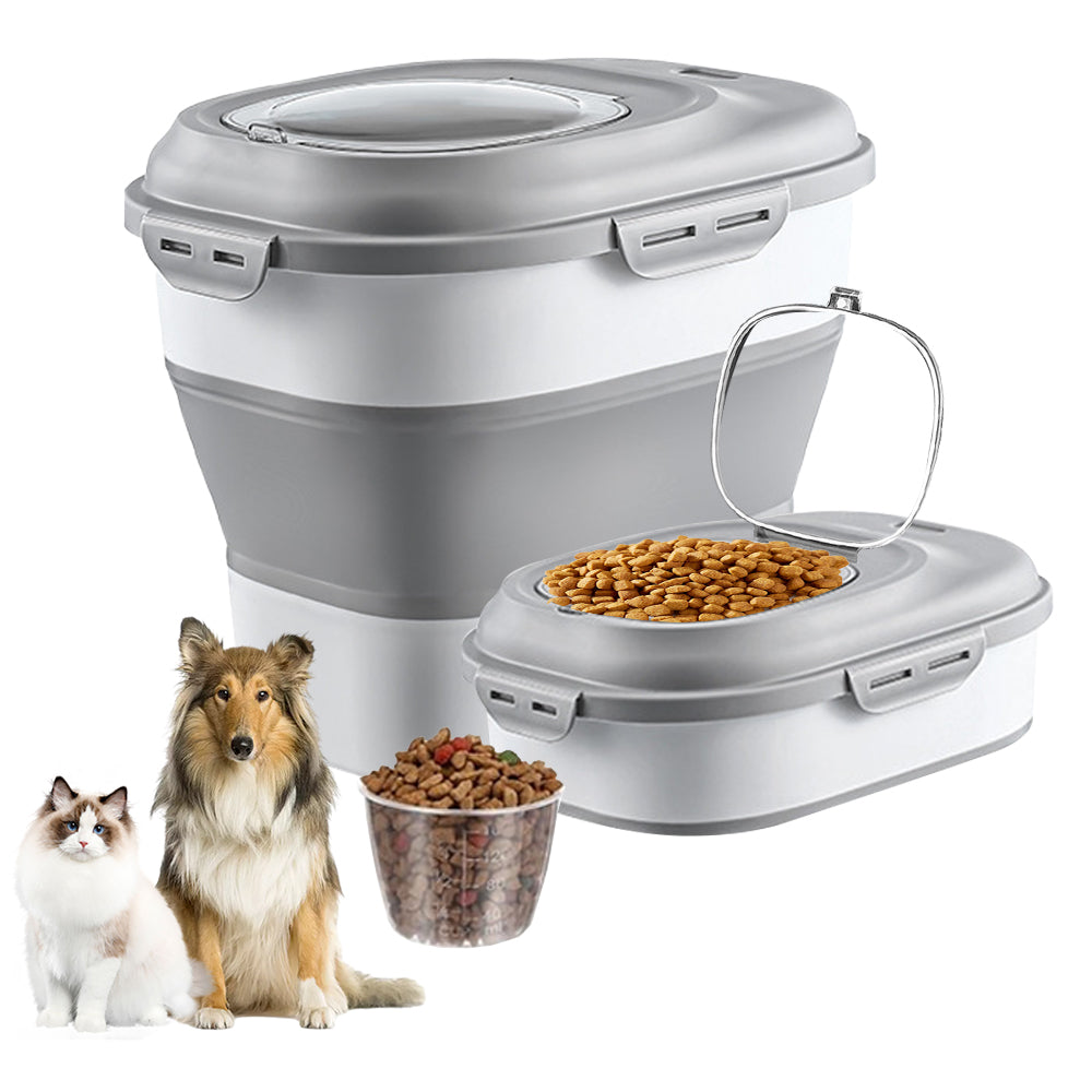 Collapsible Dog Pet Food Storage Container