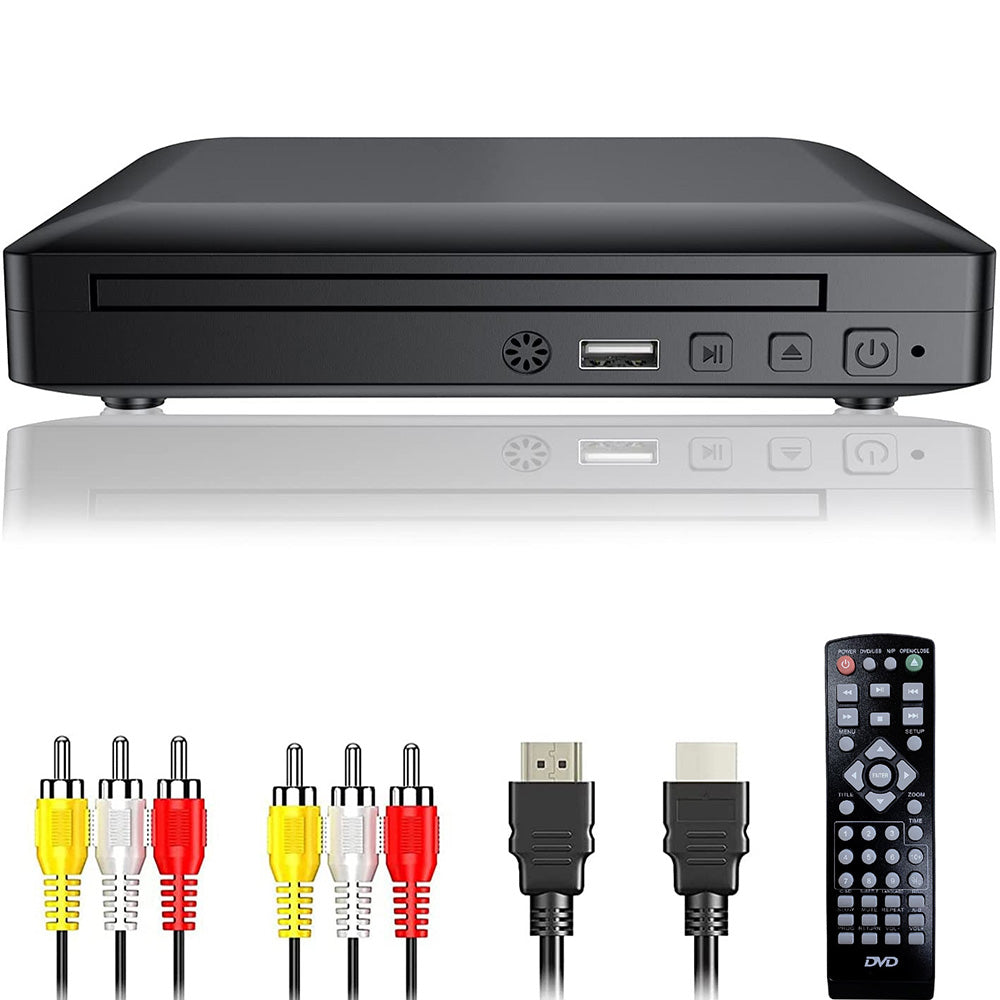 1080P HD DVD Player with AV Output Remote Control Home Media Player
