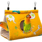 Bird Sleep Nest Cage Hut Pet Hammock Hang Cave Bed for Parrot Budgie Cockatiel