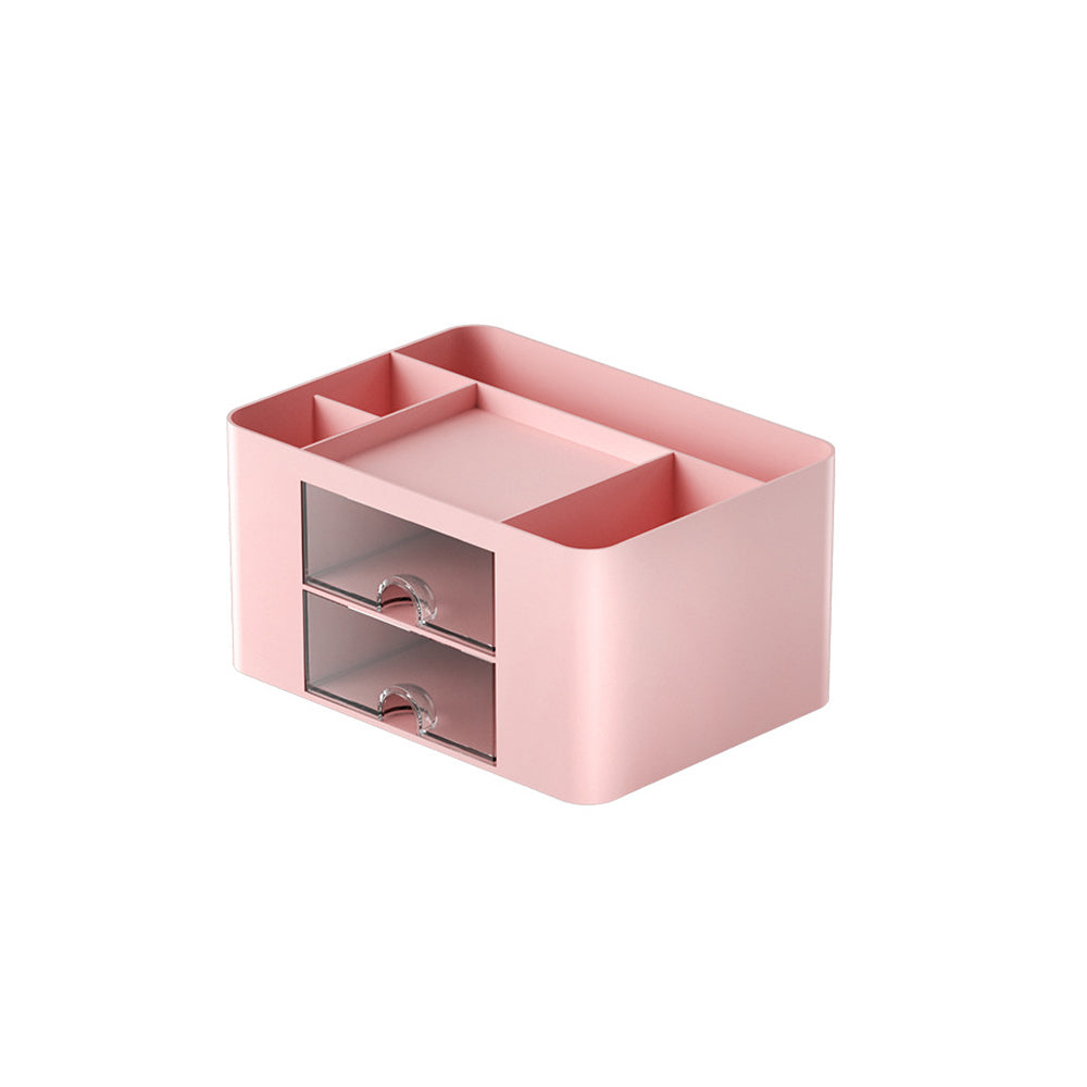 Pen Organizer with 2 Drawer Multi-Functional Pencil Holder for Desk