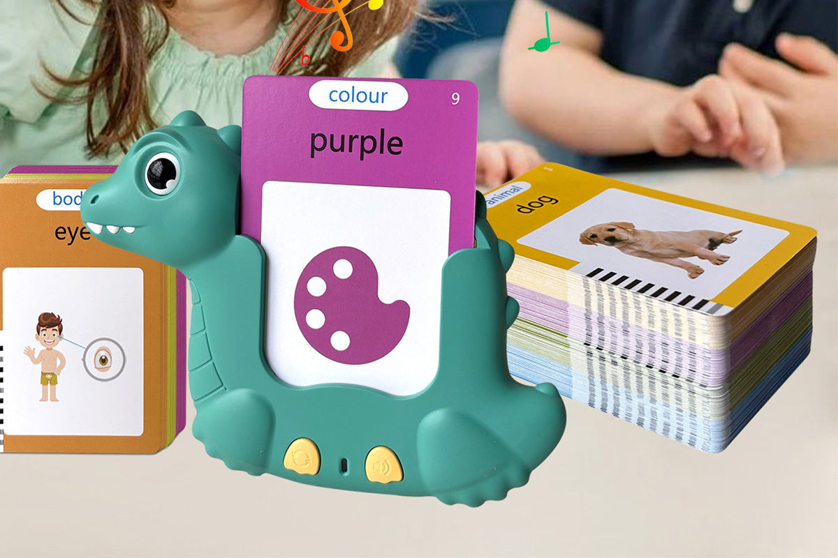 Flash Cards Learning Toy with 510 Words Montessori Language Educational Toy