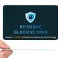 4Pcs RFID NFC Anti Theft Cards Wallet Passport Protector