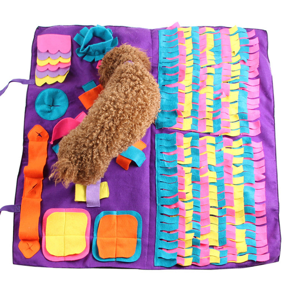 Dog Pet Nose Training Sniffing Pad Toys Blanket Game Feeding Cushion Snuffle Mat