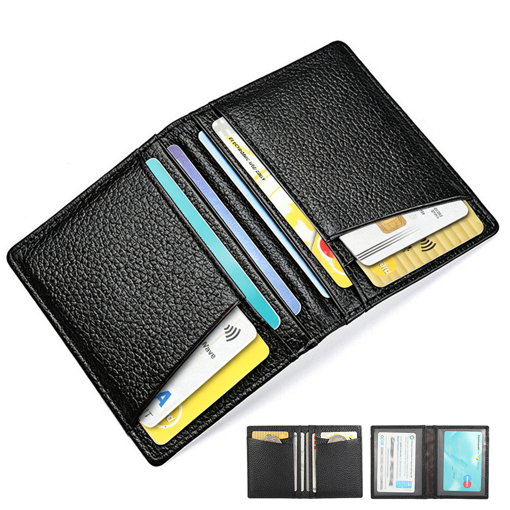 PU Leather Card Holder Slim Credit Card Organizer for Men Women
