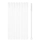 8Pcs Transparent Reusable Straws with Cleaning Brush for Stanley 30 oz 40 oz Cup Tumbler
