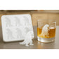 6 Cavity Silicone Monster Ice Mold Tray Flexible Ice Maker