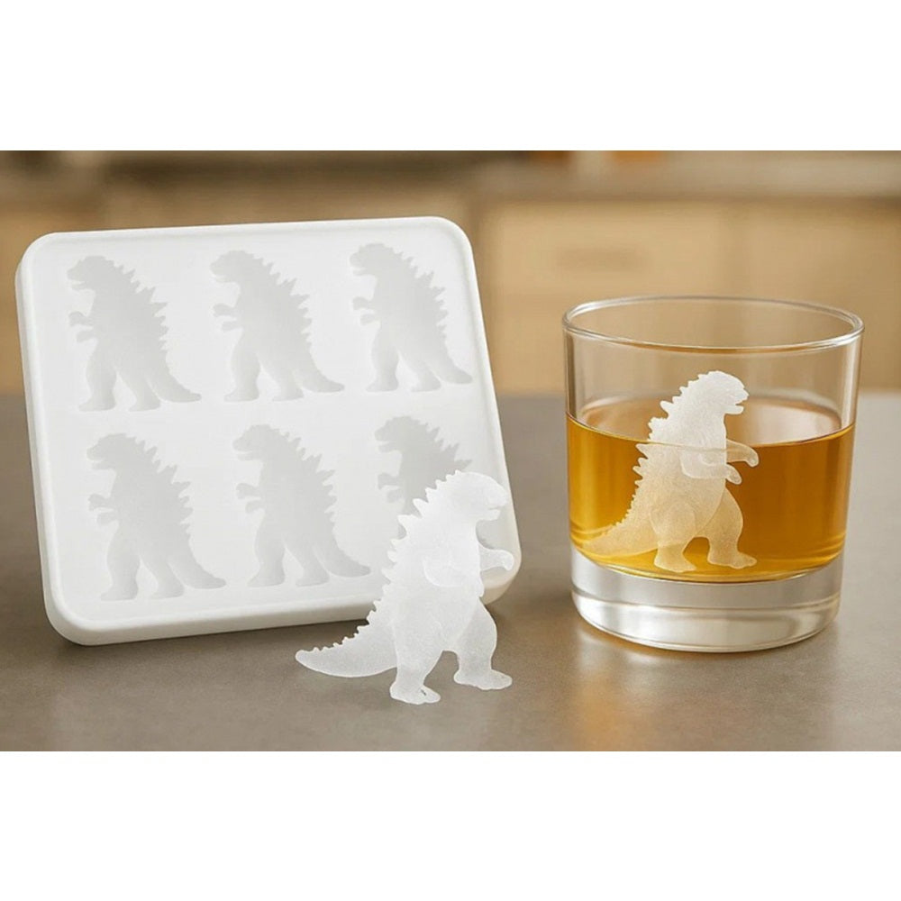 6 Cavity Silicone Monster Ice Mold Tray Flexible Ice Maker