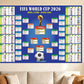 2026 Soccer World Cup Schedule Poster 2026 FIFA World Cup Fixtures Chart Wall Decor for Soccer Fans