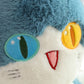Anxiety Relief Plush Toy with Heartbeat Simulator and Zipper Back