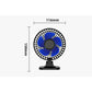 USB Desk Fan Small But Powerful 3 Speeds Adjustable for Home Office Car Summer Travel