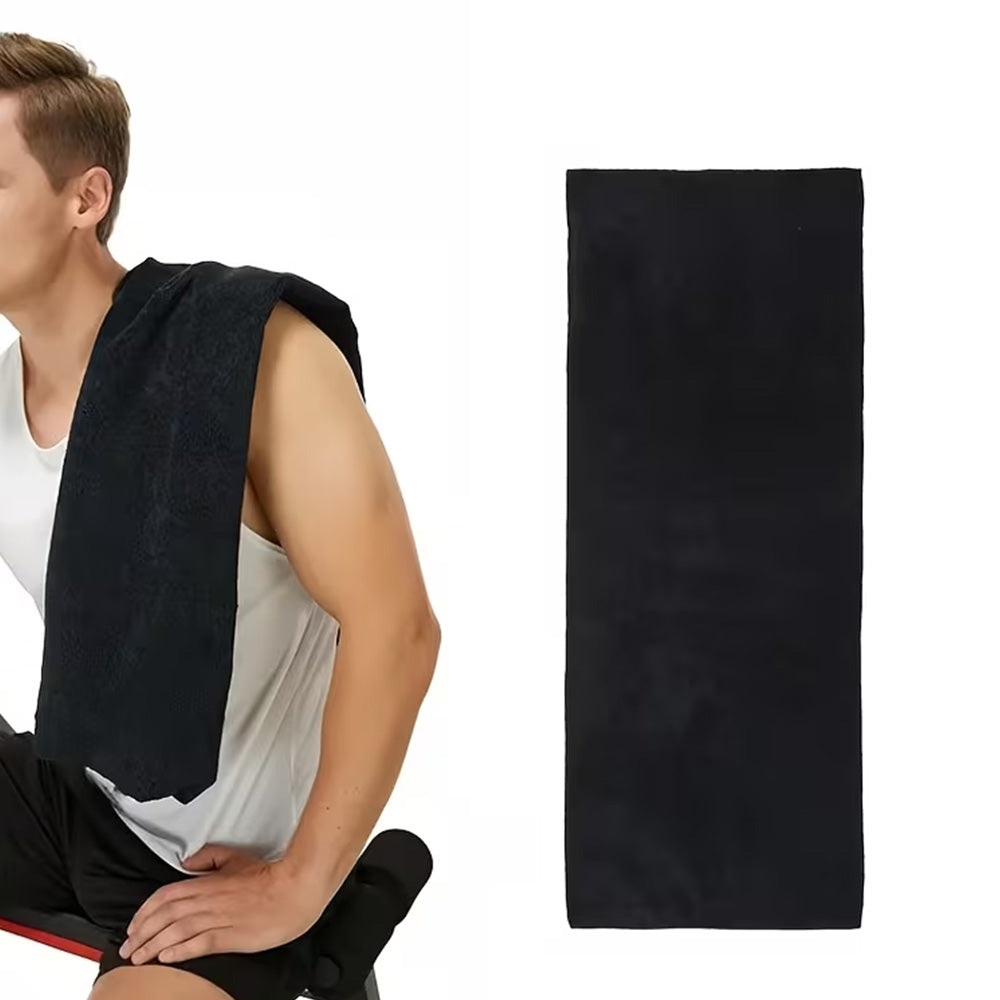 120x50cm Quick Dry Microfibre Gym Towel with Pocket and Silicone Base