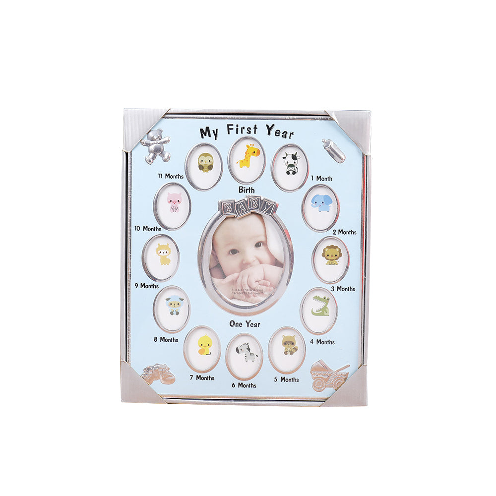 Kid's First Year Picture Photo Frame Kid Month Photo Frame