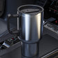 Car Electric Heating Mug 12V Stainless Steel Travel Cup 450ml