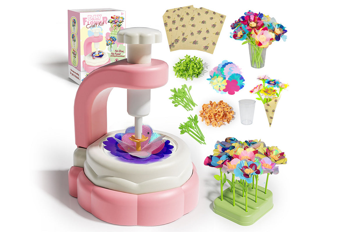 Fabric Flower Bouquets Toys DIY Craft Kits Toys For Flowers Market Toy