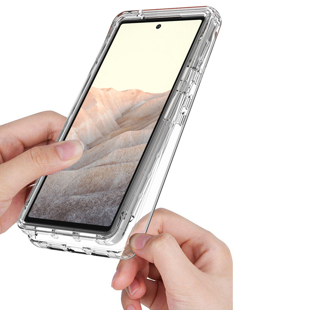For Google Pixel 7 Shockproof Transparent Phone Case